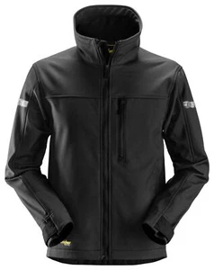 Snickers AllroundWork Softshell Arbeitsjacke Schwarz - Picture 1 of 4