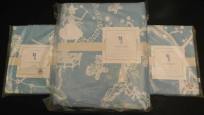 NUEVA Funda nórdica Pottery Barn Kids Chinoiserie F/Q y 2 fundas AZUL Foto 1 de 4