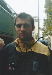 FULHAM: FOTO RETRATO 6x4 firmada por aaron hughes + certificado de autenticidad - Imagen 1 de 1