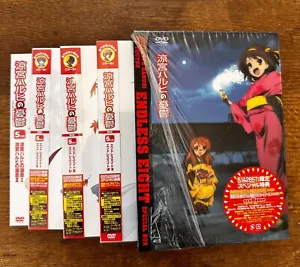 Melancholy of Haruhi Suzumiya Endless Eight Ltd Ed Box 4 DVD No English Sub (29G - Imagen 1 de 14