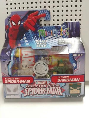 Minimates Stealth Traje Spider-Man Sandman Toysrus Exclusivo Nuevo Marvel Foto 1 de 2