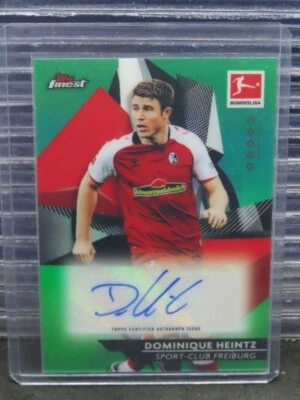 2020-21 Topps Finest Bundesliga FLORIAN GRILLITSCH Green Refractor Auto #d /50 - Image 1 of 2