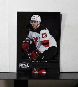 2020-21 Skybox Metal Universe Nico Hischier #100 - Picture 1 of 2
