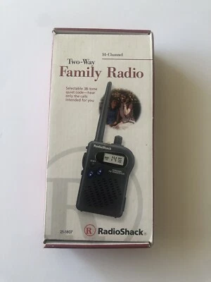 Radio Shack 2-Way Family Radio 14 Channel TESTED - WORKING (1) - Image 1 of 2
