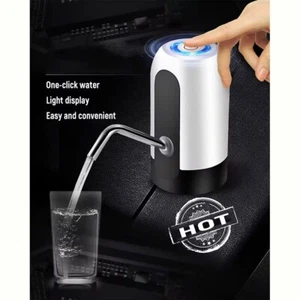 Portable USB Electric Water Pump 5 Gallon Drinking Water Bottle Dispenser Switch - Picture 1 of 14