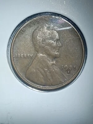 1935 S Lincoln Cent Doubled Die Obverse On Date! - Image 1 of 4