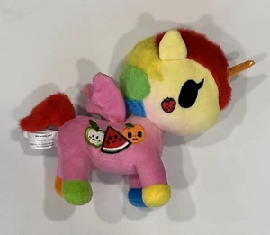 Aurora Tokidoki Unicorno Fruttina Watermelon Pink Fruit Kawaii Anime 8” Plush - Picture 1 of 2
