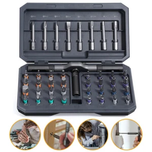 42 in 1 Aluminum Alloy Screwdriver kit Magnetic Ratchet DIY Rapair Tool Bits Set - Picture 1 of 12