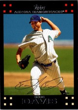 2007 Topps Doug Davis #489 Arizona Diamondbacks Baseball Card