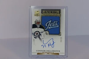 UD THE CUP CONNOR HELLEBUYCK INKED INSIGNIAS Auto Patch /25 Winnipeg Jets - Picture 1 of 2
