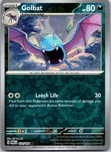 Golbat SV04: Paradox Rift 111/182 Reverse Holo| Mix&Match - Imagen 1 de 2