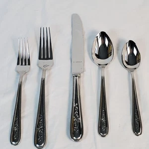 Lenox OPAL INNOCENCE 18/10 Stainless 5pc. Place Setting (Service for One) - Picture 1 of 11