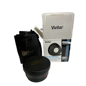 Neu mit Karton Vivitar 52 mm Weitwinkel 0,43 Profi Weitwinkelobjektiv mit Makro - Bild 1 von 4