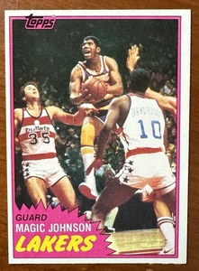 1981-82 Topps Basketball EARVIN MAGIC JOHNSON #21 HOF Lakers NM + - Picture 1 of 2