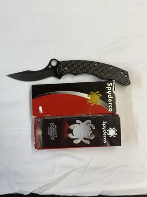 Básculas de fibra de carbono Spyderco Szabo C146CFBBKP S30V Foto 1 de 3