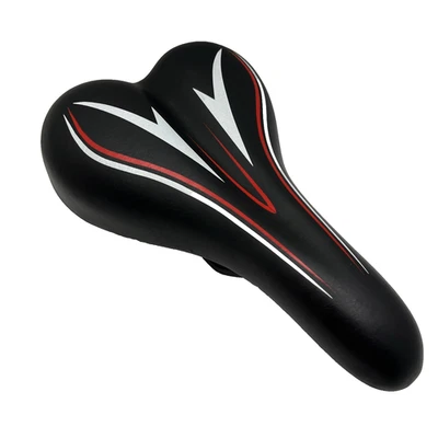 Sillín de bicicleta acolchado de gel para MTB y ciclismo de carretera cojín de bicicleta de cuero PU suave Reino Unido Foto 1 de 4