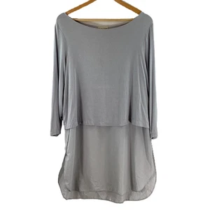Phase Eight graues doppellagiges Top "Ciera" UK 18 - Bild 1 von 6