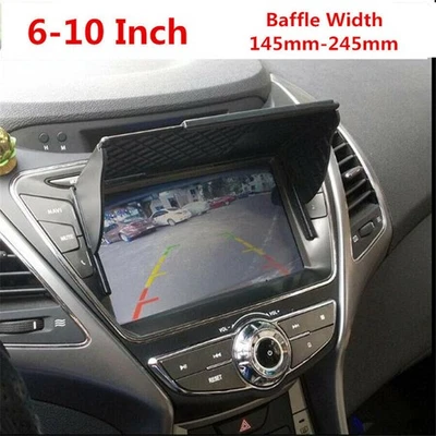 1X Durable Car GPS/DVD/LCD Visor Sun Shade Navigation Cover Anti-glare Accessory - image 1 of 4