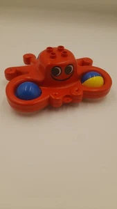 Lego Duplo Krake Nachziehspielzeug Motorik Rot Kugeln Sehr Gut Erhalten  - Bild 1 von 2