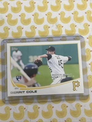 GERRIT COLE #US265 2013 TOPPS UPDATE ROOKIE DEBUT RC NY YANKEES ASTROS PIRATES - Image 1 of 2