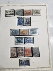 Lot Russian antigue stamps  1942-43YR. - Picture 1 of 8