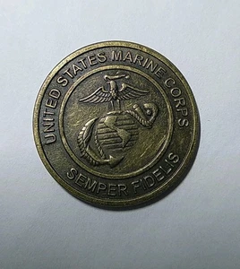 US Marine Corps USMC "Toys For Tots" Coin "Semper Fidelis" Marine Foundation  - Picture 1 of 5