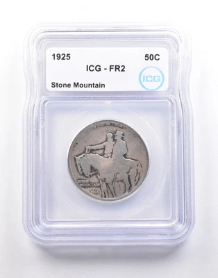 1925 Stone Mountain Commemorative Half Dollar FR2 ICG Lowball *5231 - Image 1 of 3