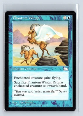 (2x) PHANTOM WINGS – MTG Magic the Gathering Card – Weatherlight – Common - Image 1 of 4