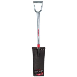 Razor Back 2451700 Steel D Handle Spade Shovel - 15” Straight Blade & Rubber Pad - Picture 1 of 1