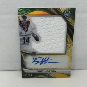 Tory Horton 2024 Bowman University Best Prospect Jumbo Relic Patch Auto /99 - Bild 1 von 3