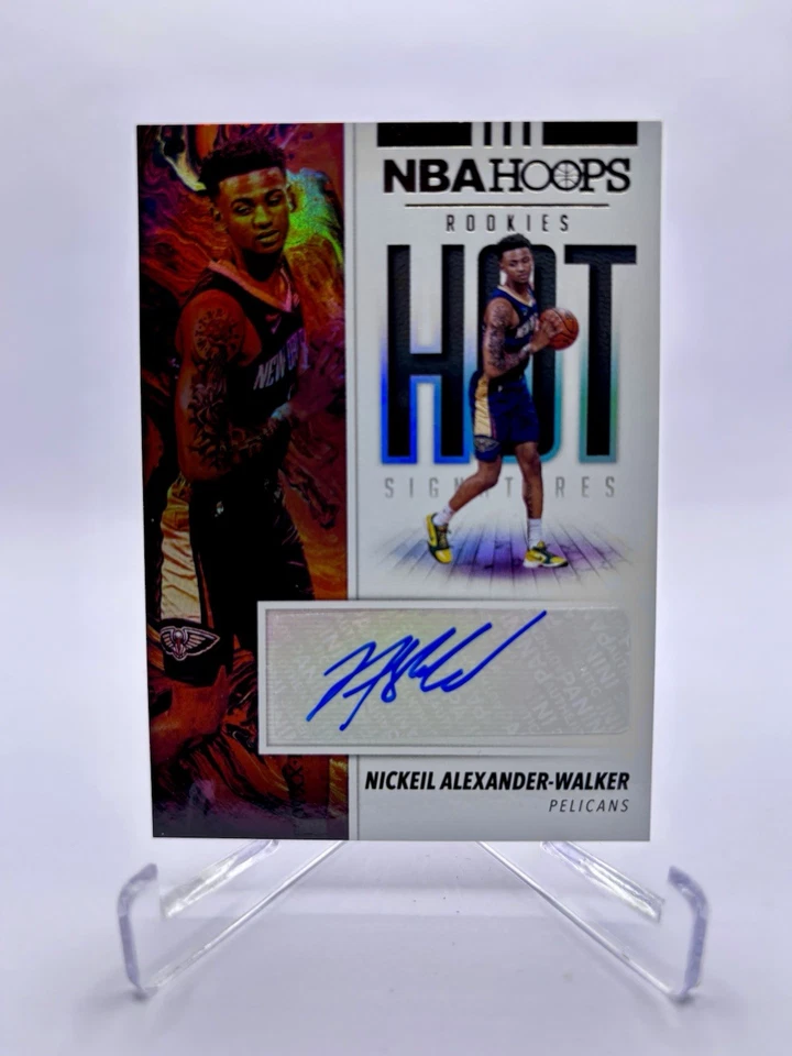 2019-20 Panini Hoops Nickeil Alexander Walker Hot Rookie Signatures Auto #HR-NAW - Image 1 of 2