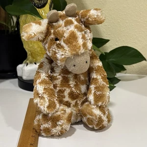 Jellycat Bashful Giraffe Plush Stuffed Animal Medium 12 Inches London Soft - Picture 1 of 10