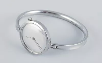 Vivianna Torun Bülow-Hübe for Georg Jensen, steel wristwatch. Original box. - Image 1 of 4