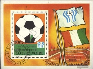 The Ivory Coast block12 (complete issue) used 1978 Football-WM - Picture 1 of 1