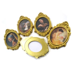 Casa delle bambole miniatura scala 1/12 cornice portafoto vintage accessori Victoria Decora - Foto 1 di 12
