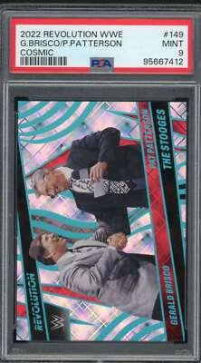 G. Brisco/P. Patterson Card 2022 Revolution WWE Cosmic (pop 1) #149 PSA 9 - Image 1 of 2