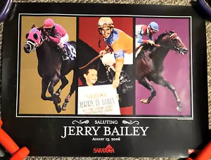LOT of 2 Horse Racing Posters ~ JERRY BAILEY ~ VICTORY GALLOP ~ NYRA Giveaways - Picture 1 of 2