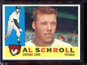 1960 Topps Baseball # 357 Al Schroll NM Near Mint - Picture 1 of 2