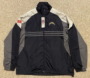Vintage Reebok NFL SI San Diego Chargers zip up  men's jacket size Large - Picture 1 of 11