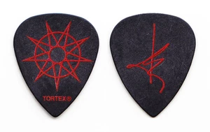 Slipknot Jim Root Signature schwarzes Gitarren-Plektrum 2015 Tour #4 - Bild 1 von 1