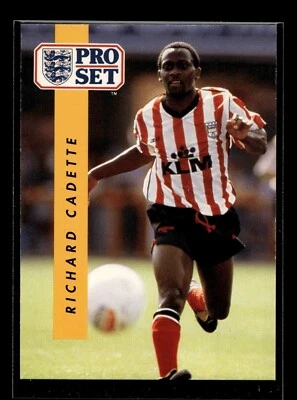 1990-91 Pro Set England #317 Richard Cadette (NM)(SOC) - Image 1 of 2