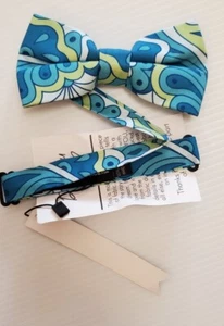 New Littlest Prince Couture Bow Tie 8 years and up Boys Paisley Clip Wedding - Picture 1 of 3