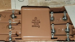 1,00uF +-10% 500V Kondensator Metall-Papier Dauerkapazität Selbstheilend 20 Stück+ - Bild 1 von 2