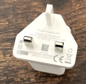 Caricabatteria originale LITEON OnePlus 3, 3T, 5, 5T, 6T UK 3 PIN adattatore 5V 4A 20W - Foto 1 di 4