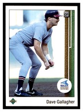 1989 Upper Deck #164 DAVE GALLAGHER RC Chicago White Sox ~D7A