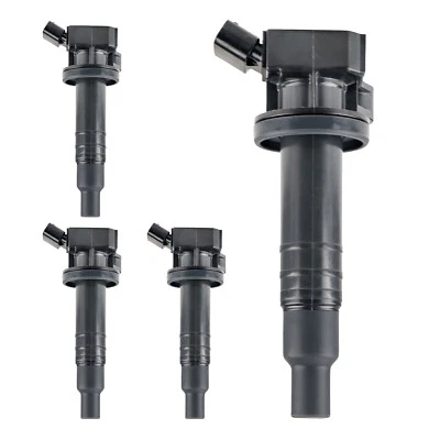 4 pack Fits 1999-2008 Toyota Corolla 2003-2008 Toyota Matrix Ignition coil UF247 - Image 1 of 4