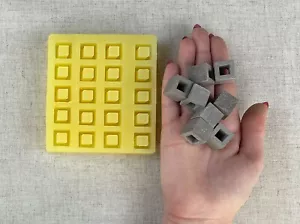 1:12 Maßstab Betonblöcke Ziegel Harzqualität Silikonform Miniaturblock - Bild 1 von 10