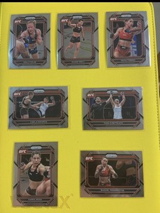 2022-23 UFC Cards Lot X7 Pink Sparse Pennington Holly Holm Tecia Towers 
