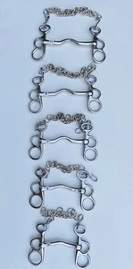 PORTED BUTTERFLY BIT 3.5”, 4”, 4.5”, 5”, 5.5” EQUESTRIAN DRIVING BIT *FREE POST* - Picture 1 of 3