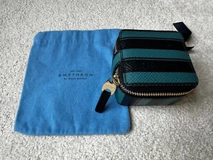 Astuccio Smythson of Bond Street Panama in pelle piccolo quadrato prezzo consigliato £ 165 - Foto 1 di 14